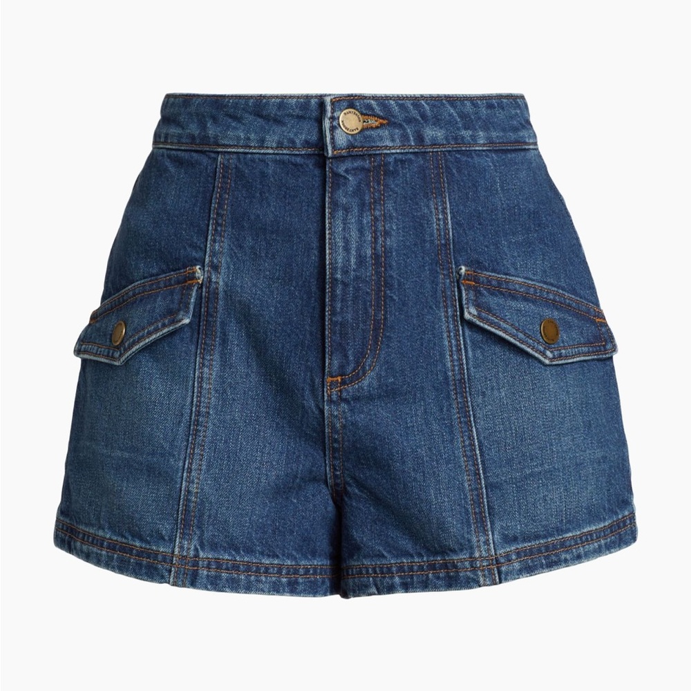 Denim High-Waisted Women's Shorts
